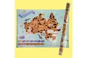 Australia Travel Scratch Map Poster