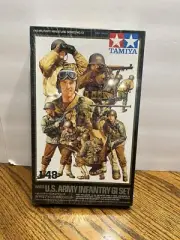 Tamiya Military Miniatures WW2 U.S. Army GI Set 1/48 Scale.