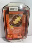 NOS PYREX 233 & 232 Fireside Corning Baking Casserole Dish Set Amber Tab Handle