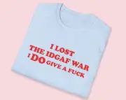 I Do Give a F**k Joke Tee, White Elephant Gift Shirt, Shirt for Gen Z