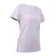 【MIZUNO 美津濃】女路跑短袖T恤-上衣 休閒 慢跑 咖啡紗 粉紫銀(J2TAB20168)