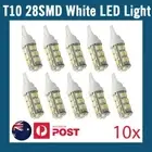 10pcs T10 Car 168 194 W5W White 28 SMD LED Wedge Light Bulb Lamp 12V DC AU ship