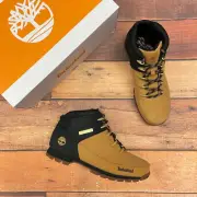 Timberland Men's Euro Sprint Wheat Black Hiker Boots Shoes A1NHJ ALL SIZES
