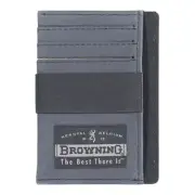 Browning Genuine Leather Tactical Front Pocket Billfold Men's Wallet