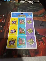 Vintage 1989 Teenage Mutant Ninja Turtles Stickers New CD