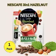 Nescafe 3 in 1 Coffee HAZELNUT Latte Instant Coffee Sticks European Snacks