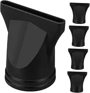 PENIKOKO 5pcs Hair Dryer Accessories Plastic Diffuser Nozzle Attachments for Curly and Wavy Hair High-temperature Resistant Concentrator Nozzle Compatible Dryers