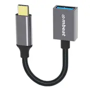 Mbeat Tough Link Male USB-C To Female USB 3.0 Adapter Connector Cord Space Grey