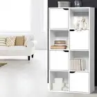 Bookshelves Bookcase Storage Cabinet 8 Cube Display Shelf Space Saving Durable