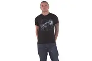 Pink Floyd Unisex Adult Machine Greeting T-Shirt (Black/Blue) - UTRO1394