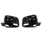 Pair Rearview Mirror Frame Shell For Jeep Grand Cherokee 2011-2021 Texture Black