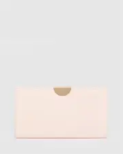Pink Carlie Clutch Bag
