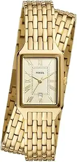 [FOSSIL] Women's Gold Stainless Steel Raquel Analogue Watch, 23mm
