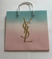 New YSL Yves Saint Laurent Med Shopping Gift Bag 10” x 10” x 4”