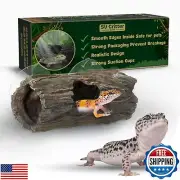 Crested Gecko Hide - Essential Crested Gecko Accessories for Tank - Reptile H
