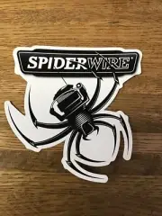 Spiderwire Fishing Logo Decal Sticker 5 1/2" Truck Car Boat