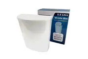 5.5L Caravan Bin with Mounting Kit for Kitchen Cupboard Door or Wall Mount, RV
