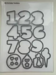 Simon Says Stamp Die - Birthday Numbers Cutting Dies - New