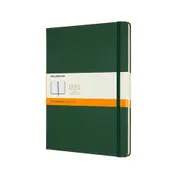 Moleskine Classic Hardcover Notebook Ruled Extra Large (Myrtle Green)