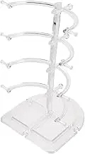 Luxshiny Acrylic Sunglass Display Shelf Multi Purpose Eyewear Organizer Stand Transparent Eyeglass Holder for Sunglasses and Optical Glasses for Retail and Events