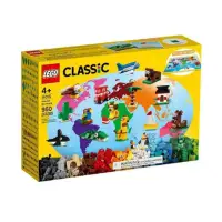 在飛比找momo購物網優惠-【LEGO 樂高】Classic 經典基本顆粒 - 環遊世界