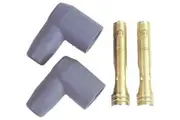MSD Replacement Boots and Terminals Silicone Grey 90 Socket Distributor Boots