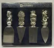 Dellarobbia Set Of 4 Cheese Wedges Cheese Cutters Stainless Steel VNC