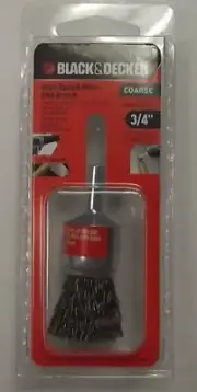 Black & Decker 70-600 3/4" Coarse High Speed Wire End Brush