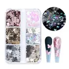 1 Box Nail Spangles Easy to Stick Non-fading Foils Luxury Nail Design Irregular