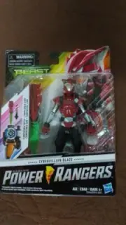 Limited Item Cybervillain Blaze Power Rangers Figure Red super sentai Hero