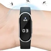 ESD Bracelet, Digital Display Watch, Ultrasonic Lightweight Rechargeable Anti Gnat Wristband for Adults and Kids