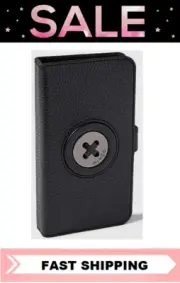 MIMCO MIM MAZING FLIP CASE IPHONE 13 & 13 PRO CASE COVER BLACK GUNMETAL RRP$99