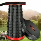 Folding Stool Retractable Camping Fishing Chair Lightweight Telescopic Seat