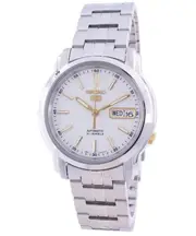 Seiko 5 Automatic White Dial Day/Date Stainless Steel SNKL77K1 Analog Mens Watch