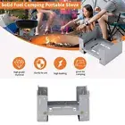 95x75mm Solid Alcohol Fuel Outdoor Army Camping Folding Portable Pocket Stove AU