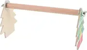 Happyyami Christmas Bird Stand for Parrots Durable Perch for Birds Desktop Bird Playground Easy to Install Perch Stand for Parakeets and Cockatiels