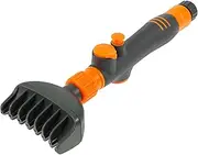 FwQoFvk Plastic Handheld Spa Filter Clean Brush, Double Row Nozzle Universal Pool Cartridge Filter Brush, Clean Tool for Most Standard Pool Hot Tub Filters 28.5x9cm