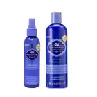 2 Pack Hask Blonde Care Conditioner & 5-in-1 Leave In Spray blue chamomile argan