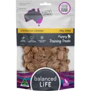 Balanced Life Air Dried Raw Puppy Training Treats Australian Chicken 250g