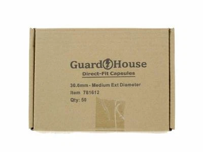 Guardhouse Half Dollar 30.6mm Direct Fit Coin Capsules, 50 pack