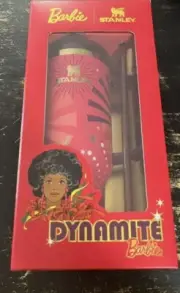 Barbie × Stanley Tumbler 80s DYNAMITE 40 oz Quencher New In Hand
