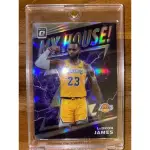 LEBRON JAMES 2019-20 DONRUSS OPTIC MY HOUSE 湖人冠軍賽季 球員卡 銀亮附磁殻