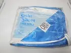 A8 3PC Bed Sheet Set Luxury Satin Silk Sheet Set Blue Ashleigh Summers 39"x75"