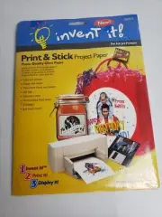 1999 New Invent It Print & Stick Project Paper For Ink Jet Printer 09030-0