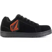 Volcom Men's Stone Skate size 9 M CT Work Shoes New in Box Black/Red VM30471