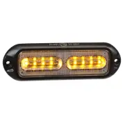 Narva LED Warning Light Self Contained Amber 12/24V 85221A