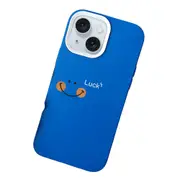 For Iphone 15 Smile Face Pc Hybrid Tpu Phone Case