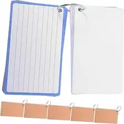 TEHAUX Wide-use Study Cards Lined Index 60 Cards Per Set for Flashcards Note-taking and Learning
