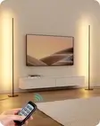 EDISHINE Modern Corner Floor Lamp, Set of 2 Corner Light, LED Minimalist Lit ...
