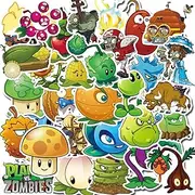LTZSTONE 100Pcs Plants vs. Zombies Stickers Decals for Laptops Water Bottles Toys and Gifts for Kids Teens Girls Perfect for Laptop Hydro Flask Phone Skateboard Travel| Extra Durable Vinyl